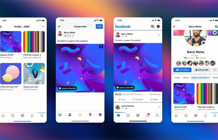 فيسبوك تدعم ميزة المقتنيات الرقمية لعرض NFT