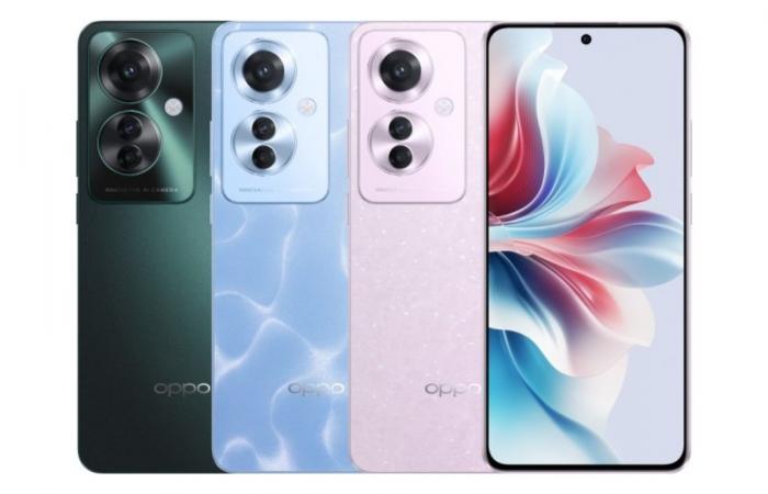 أوبو تكشف عن هاتفها الجديد Oppo Reno 11F