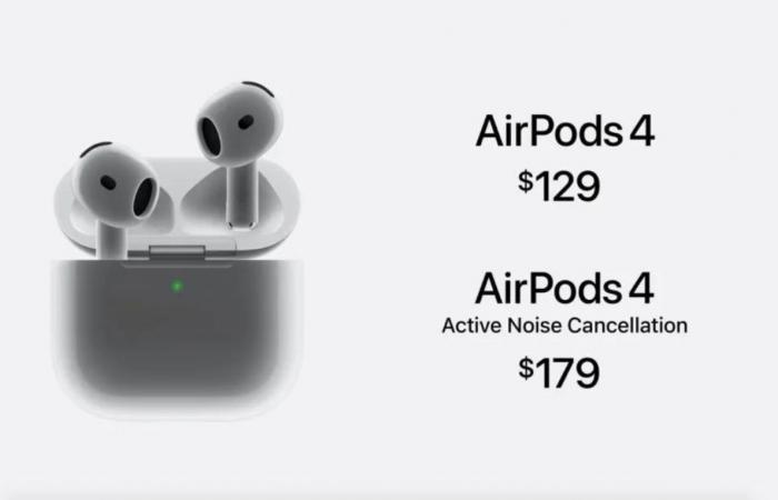 آبل تعلن سماعتها اللاسلكية الجديدة AirPods 4