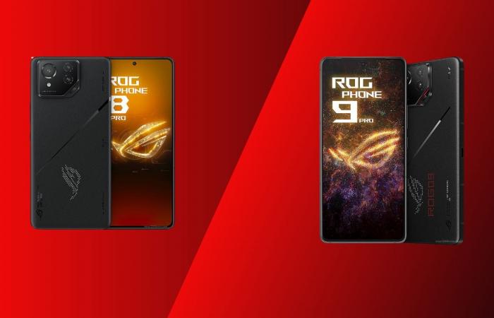 مقارنة بين هاتفي أسوس ROG Phone 9 Pro و ROG Phone 8 Pro