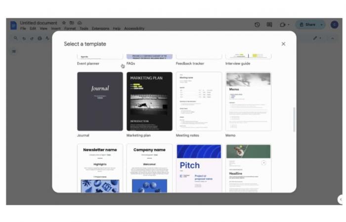 جوجل تضيف 40 قالبًا جديدًا إلى خدمة المستندات